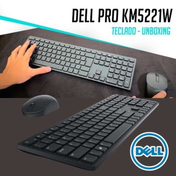 Teclado e mouse sem fio Dell Pro — KM5221W