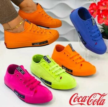 Tênis Daytona Colors, Coca-Cola Shoes, feminino