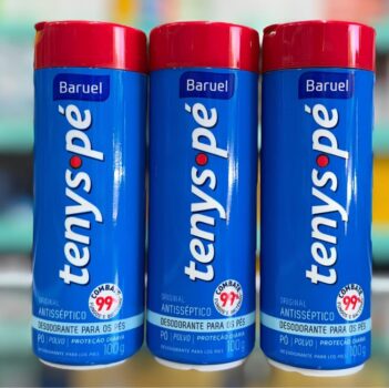 Tenys Pé Baruel Orginal Pó 100g - Talco desodorante para os pés