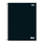 Tilibra ZIP - Caderno Espiral Capa Dura, 200x275mm, 80 Folhas, Negro