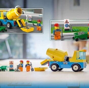 60325 LEGO® City Caminhão Betoneira; Kit de Construção (85 peças)