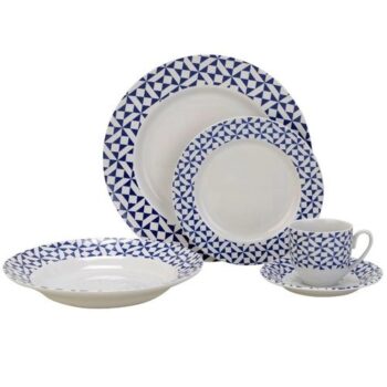 Aparelho de Jantar Blue Moon 20 Peças - Classic Home By Home Gallery