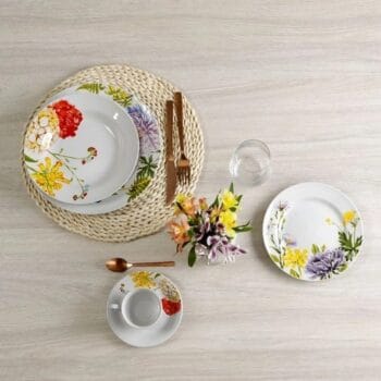 Aparelho de Jantar Garden Flowers 20 Peças - Classic Home By Home Gallery