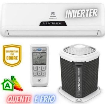 Ar Condicionado Split Inverter 9000 BTUs Electrolux Quente/Frio 220V QE09R