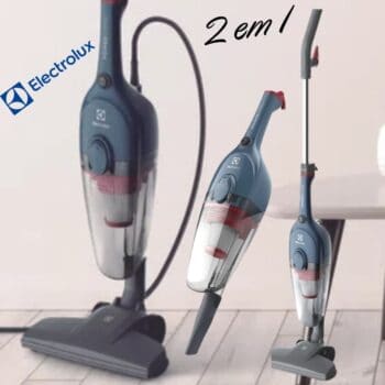 Aspirador De Pó Vertical 1000w Powerspeed Electrolux 2 Em 1 Filtro Hepa Cabo Elétrico 5m (Stk13a)