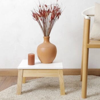 Banqueta Petit Branco - Orb
