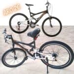 Bicicleta Aro 26 Houston Stinger com 21 Marchas e Suspensão Dianteira - Preto/Laranja