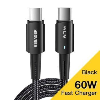 Cabo USB-C Essager 60w 1m