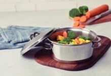 Caçarola Rasa com Fundo Triplo Tramontina Solar Inox 20 cm