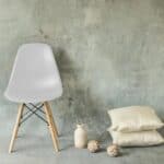 Cadeira Charles Eames Eiffel Branca Base Madeira Sala Cozinha Jantar