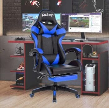 Cadeira Gamer PCTop Azul Racer 1006