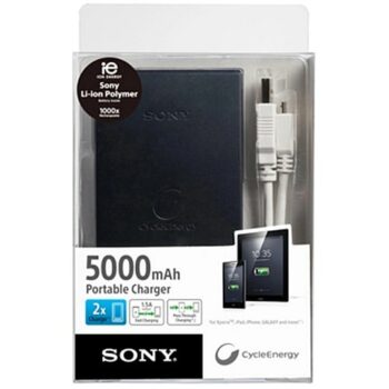 Carregador Portátil Preto 5000Mah