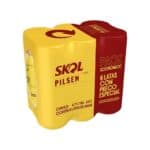 Cerveja Skol Pilsen Lata 310ml Pack - 6 unidades