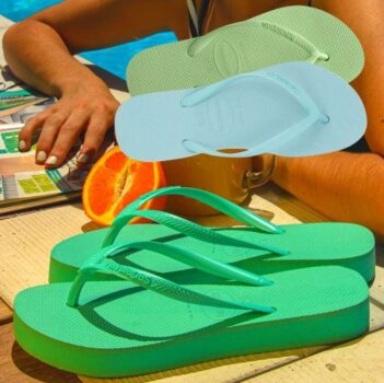Chinelo SANDALIAS HAVAIANAS SLIM FLATFORM FC, Havaianas, feminino