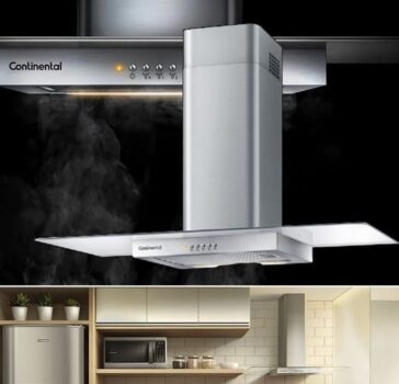 Coifa de Parede Continental CC6VX 60cm Inox Glass