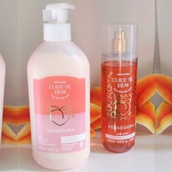 Combo Cuide-se Bem Pessegura: Loção Corporal 400ml + Body Splash 200ml