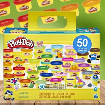 Conjunto Massinha Play Doh Kit Com 50 Potes F1535 Hasbro