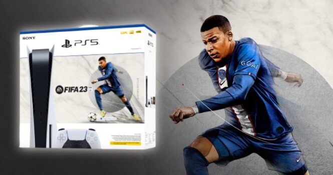 Console PlayStation 5 PS5 Sony 825GB com Disco + Jogo Fifa 23