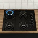 Cooktop 4 Bocas Itatiaia Essencial Preto Bivolt