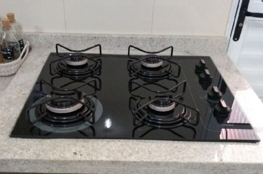 Cooktop à Gás Consul 4 Bocas CD060 Acendimento Inteligente Preto