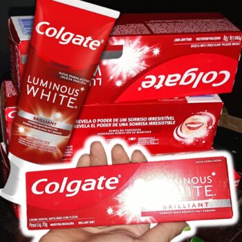 Creme Dental Colgate Luminous White Brilliant 70g Edição Limitada