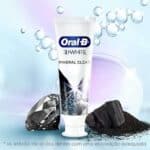 Creme Dental Oral-B 3D White Mineral Clean Fresh Mint 102g, Oral B