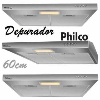 Depurador de Ar Philco Slim 60cm PDR60I Inox
