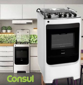 Fogao Piso Consul 4 Bocas Cfo4n Branco Bivolt