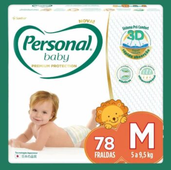 Fralda Baby Premium Protection Média,78Pads, Personal