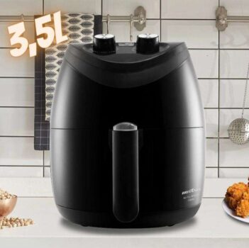 Fritadeira Sem Óleo Air Fry Britânia BFR225P Preto 1500w,  3,5L