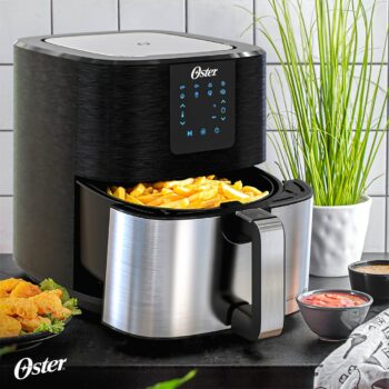 Fritadeira Ultra Digital 2 em 1 Inox 4,8L Oster com Painel Touch - 220v