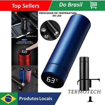 Garrafa Térmica com display Led 500ml