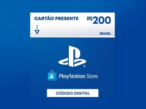 Gift Card PlayStation Store R$200 - Cartão Presente Digital [Exclusivo Brasil]