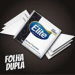 Guardanapos de papel Elite Premium Folha Dupla, 50 unidades de 23,5x24 cm