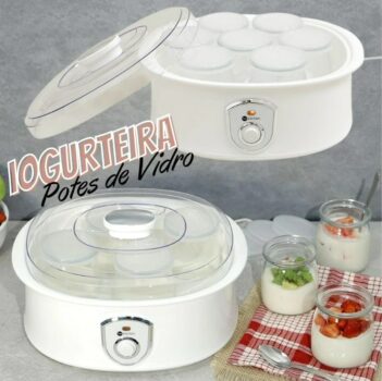 Iogurteira com Potes de Vidro Fun Kitchen - 127v