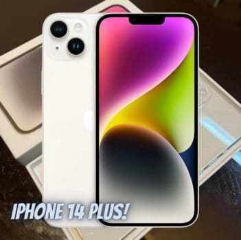 iPhone 14 Plus Apple (128GB), Tela de 6,7", 5G e Câmera de 12MP