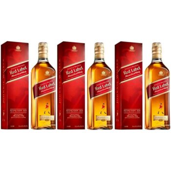 Kit 3 Whisky Johnnie Walker Red Label 750ml