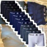 Kit Com 12 Cuecas Boxer Microfibra Polo Wear