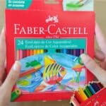 Lápis de Cor Ecolápis Aquarelável 24 Cores, Faber-Castell