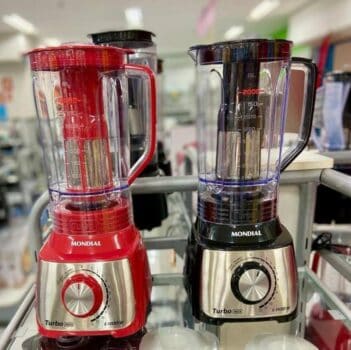 Liquidificador Mondial Turbo Inox L-1100 BI - com Filtro 12 Velocidades 1100W