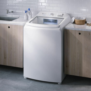 Máquina De Lavar 17kg Electrolux Essential Care Com Cesto Inox Jet & Clean Ultra Filter Led17