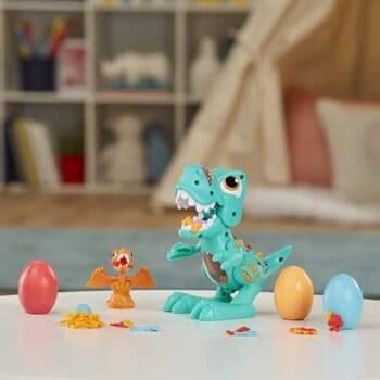 Massa de Modelar Play-Doh Dino Crew Rex O Comilão Ovos Recheados com Massinha F1504 - Hasbro