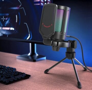 Microfone Condensador Gaming Fifine A6V