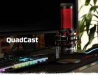 Microfone HyperX QuadCast, USB, PC/PS4/MAC, HX-MICQC-BK