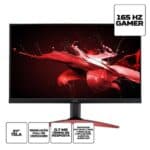 Monitor Acer Kg271p 27 165hz 0.7ms Fhd Dp/Hdmi/Som/ Áudio/ Amd Freesync