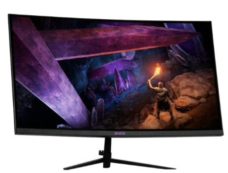 Monitor Gamer Mancer Valak, 23.6 Pol VA, Curvo, FHD, 1ms, 180Hz, FreeSync e G-Sync, HDMI/DP, MCR-VLK24-BL01