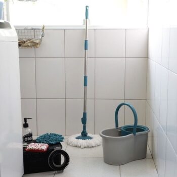 Mop Fit Giratório com Esponja Multiuso - Fun Clean by Flashlimp