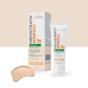 Neostrata Minesol Protetor Solar Facial Oil Control Fps70 Pele Clara 40g