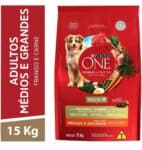 NESTLÉ PURINA ONE Ração Seca para cães adultos Médios e Grandes Frango e Carne 15kg