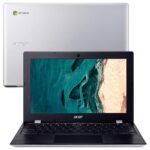 Notebook Acer Dual Core 4GB 32GB eMMC Tela 11.6” Chrome OS Chromebook CB311-9H-C4JV